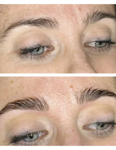 Diseño de cejas con laminado